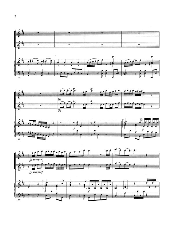Molter, Johann Concerto for Two Trumpets No.4-p12