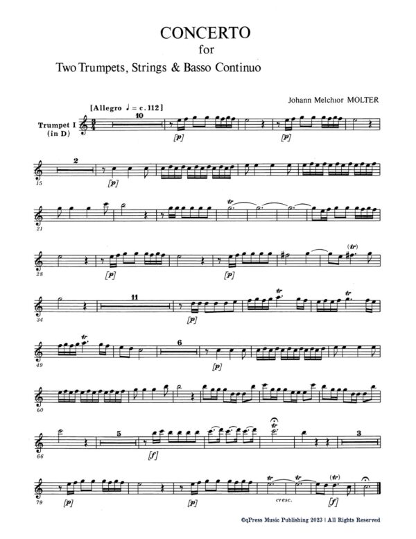 Molter, Johann Concerto for Two Trumpets No.5-p03