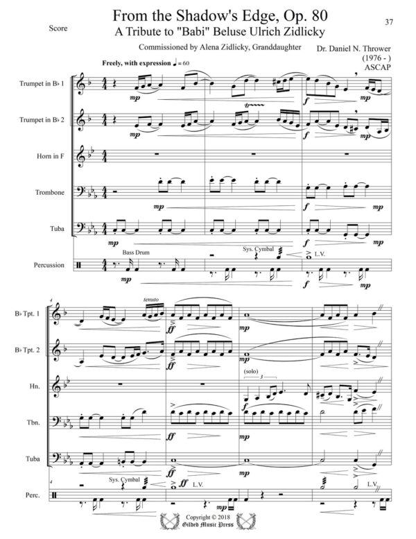 Thrower, Concert Music for Brass Quintet 1 (Score & Parts)-p041