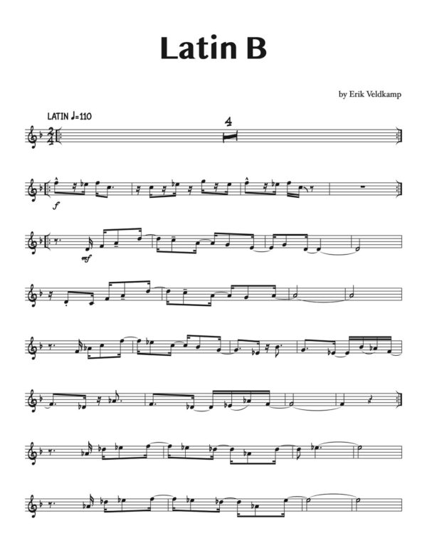 Veldkamp, Jazz & Latin Play-Alongs for Trumpet-Flugelhorn-p28