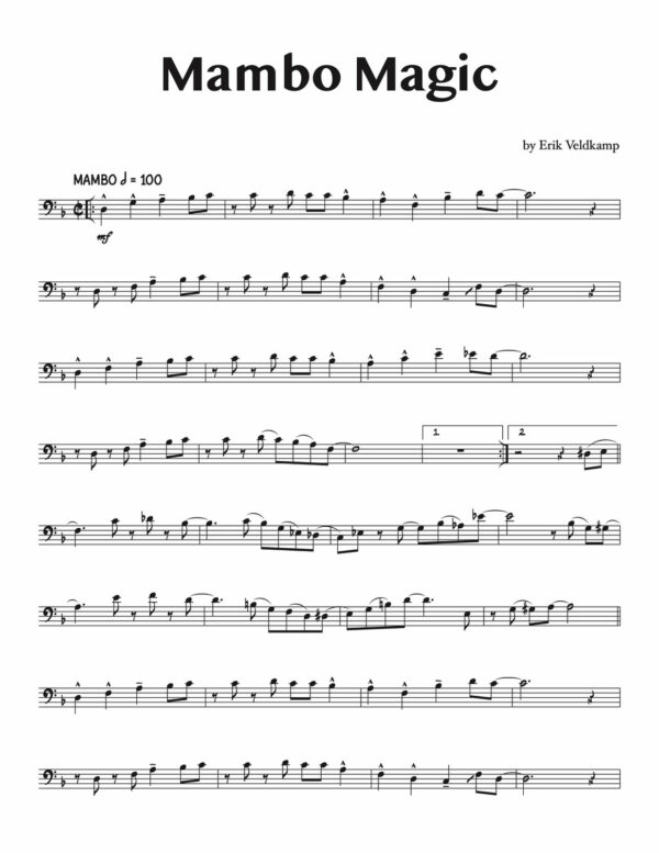 Veldkamp, Latin Music Play-Alongs 1 for Trombone-p10