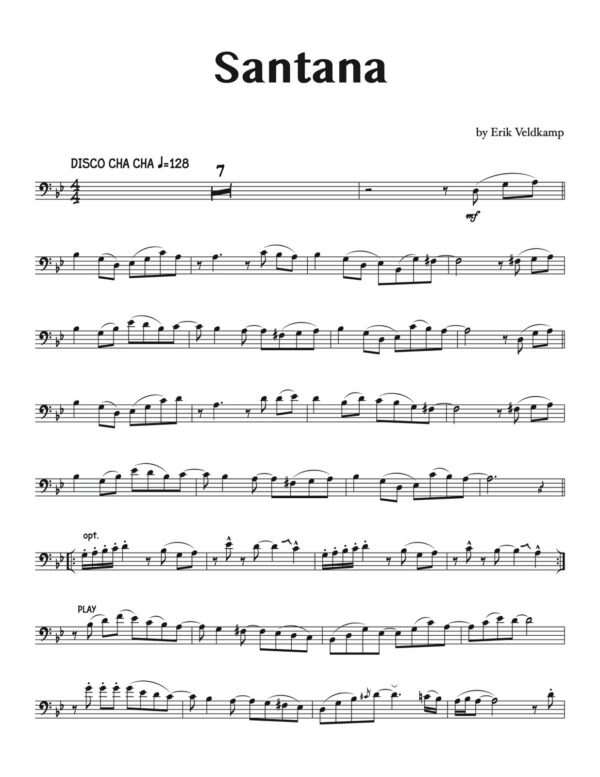 Veldkamp, Latin Music Play-Alongs 2 for Trombone-p22