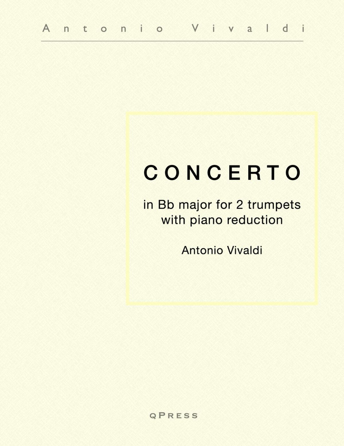Vivaldi, Concerto for Trumpets in Bb-p01