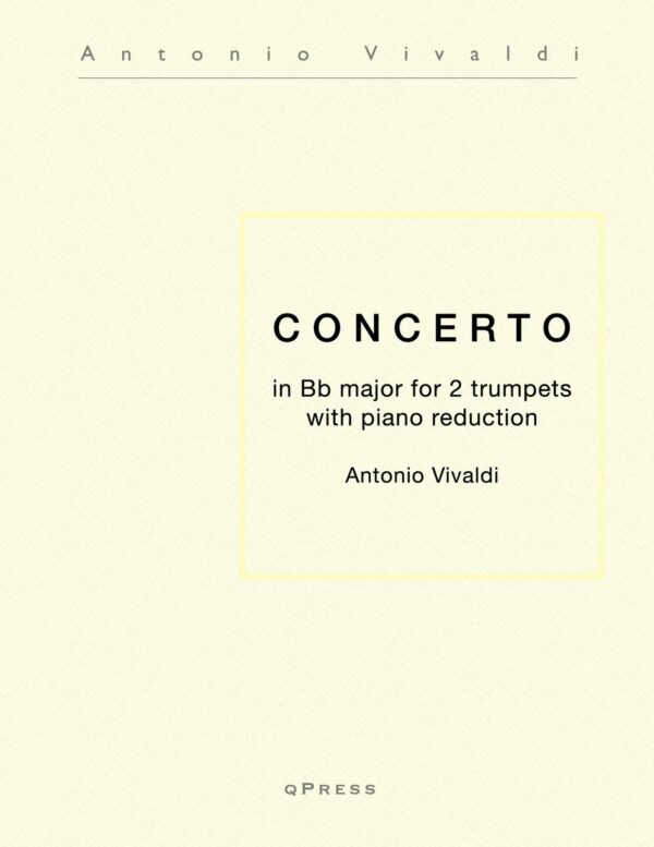 Vivaldi, Concerto for Trumpets in Bb-p01