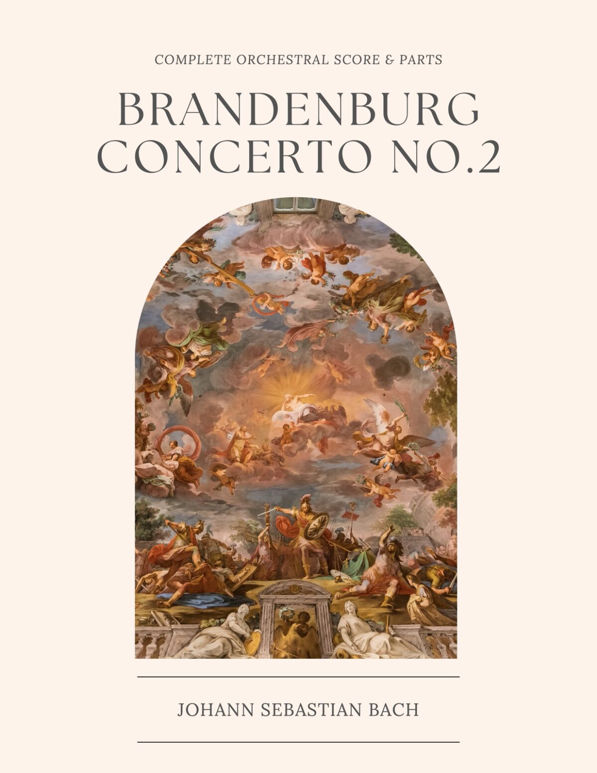 Bach, Brandenburg Concerto No.2 (Score & Parts)-p01