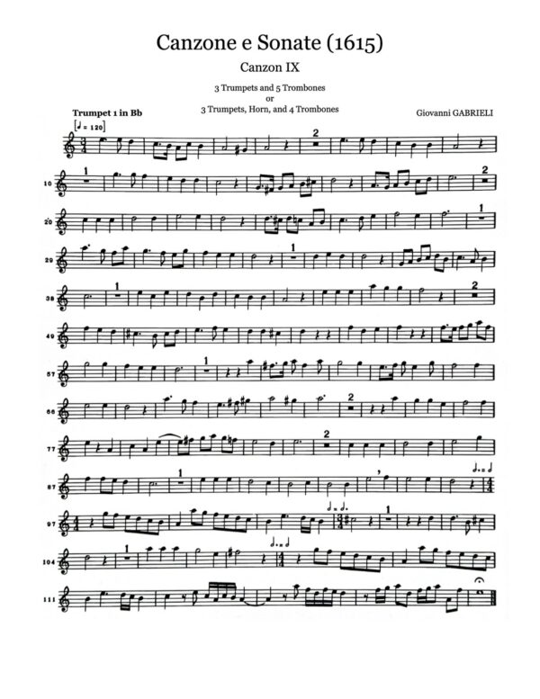 Gabrieli, Canzone e sonate 9-p10