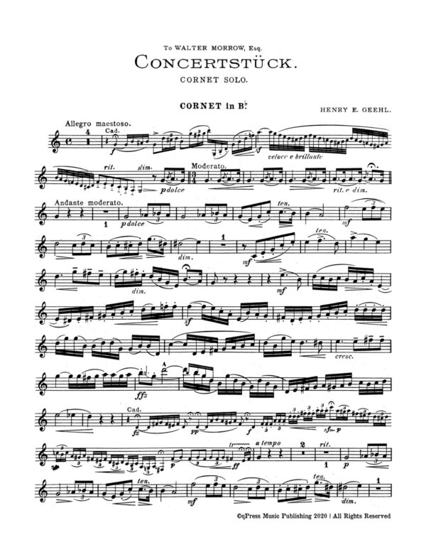 Geehl, Concertstück 3