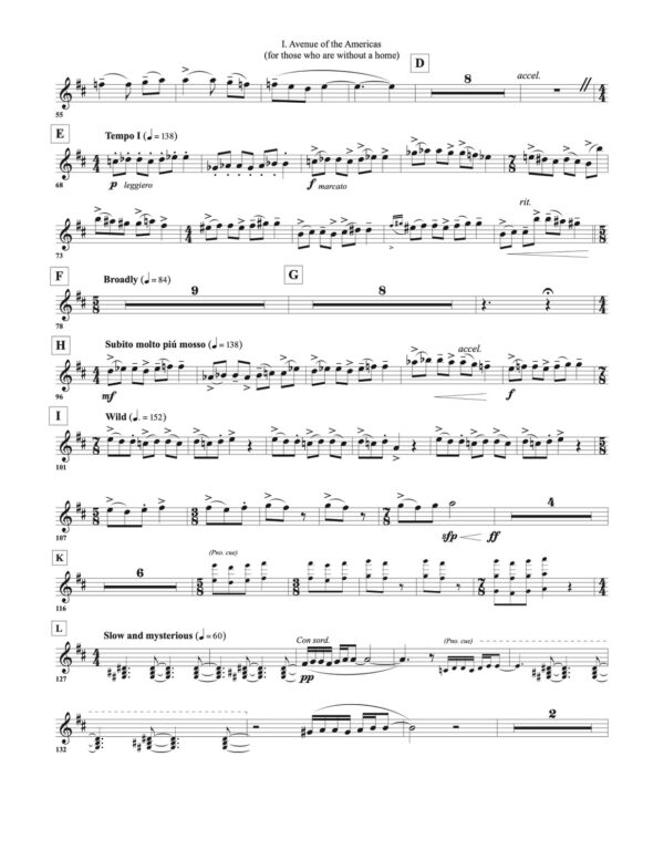 Heitzeg, American Nomad Concerto for Trumpet & Orchestra (Score & Parts)-p068