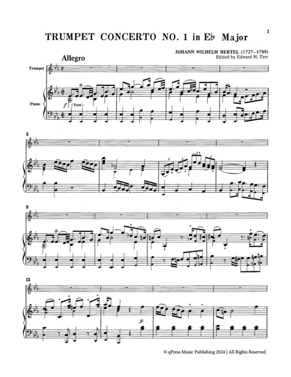 Hertel, Concerto No.1 in Eb Solo and Acc-p09