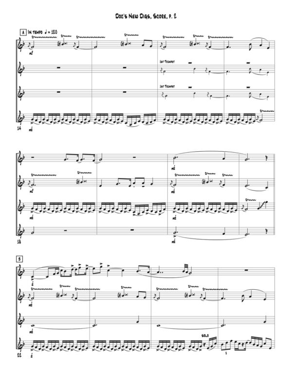 Lazarus, Docs New Digs for Trumpet Quartet-Ensemble-p04