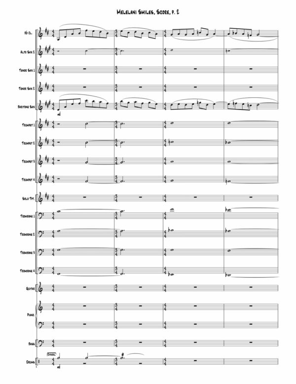 Lazarus, Melelani Smiles (Big Band Score & Parts)-p04