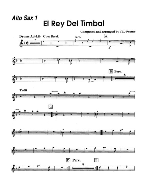 Puente, El Rey Del Timbal (Score & Parts)-p13