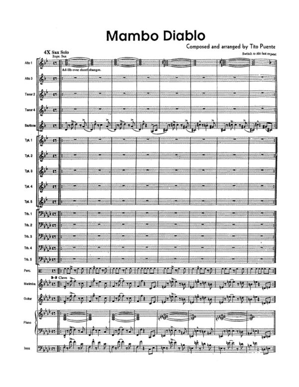 Puente, Mambo Diablo (Score & Parts)-p03