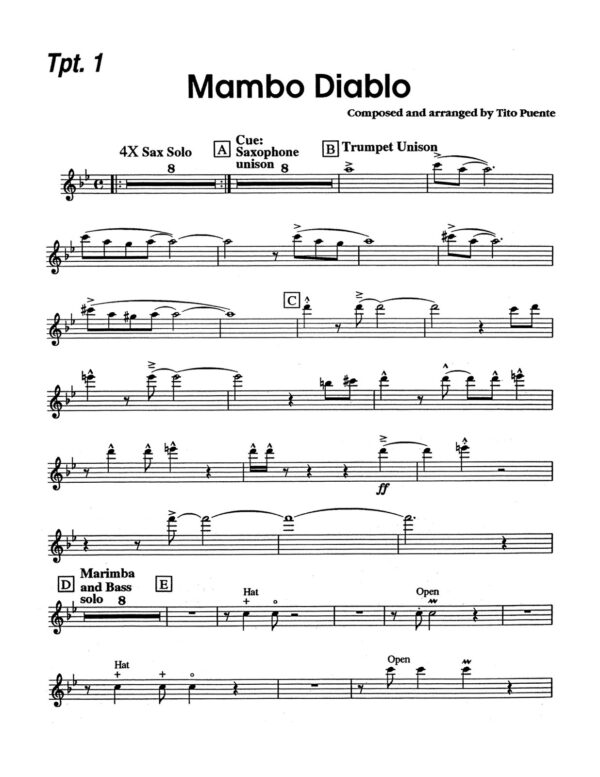 Puente, Mambo Diablo (Score & Parts)-p37