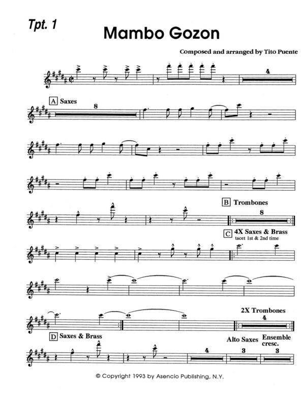 Puente, Mambo Gozon (Score & Parts)-p15