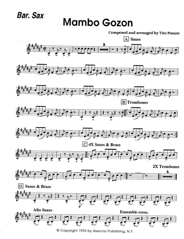 Puente, Mambo Gozon (Score & Parts)-p29