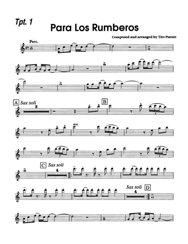 Puente, Para Los Rumberos (Score & Parts)-p36