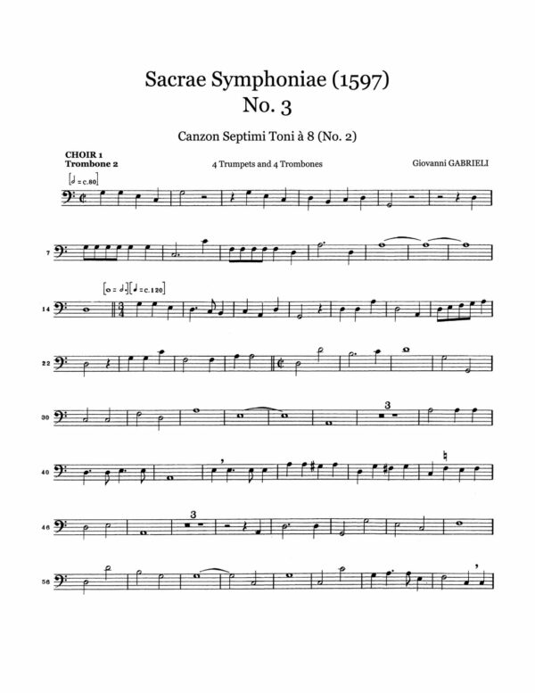 Sacrae Symphoniae (1597) No.3 Canzon Septimi Toni à 8 (No.2)-p20