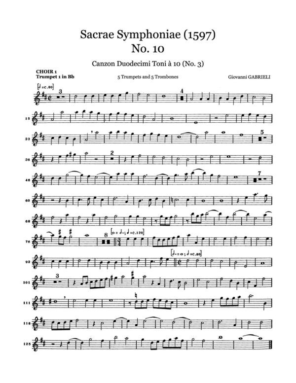 Sacrae Symphoniae No.10 Canzon Duodecimi Toni à 10 (No.3)-p15