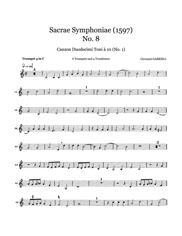 Sacrae Symphoniae No.8 Canzon Duodecimi Toni à 10 (No.1)-p25
