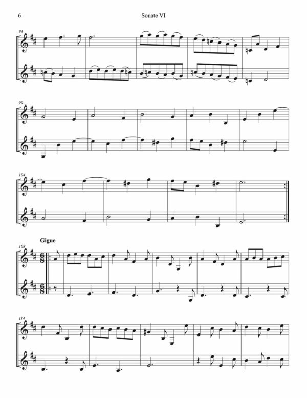 Veldkamp-Boismoitier, 6 Sonatas for Two Trumpets Op.14-p43