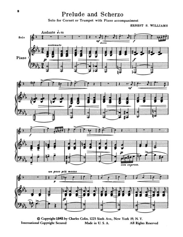 Williams, Prelude and Scherzo-p08