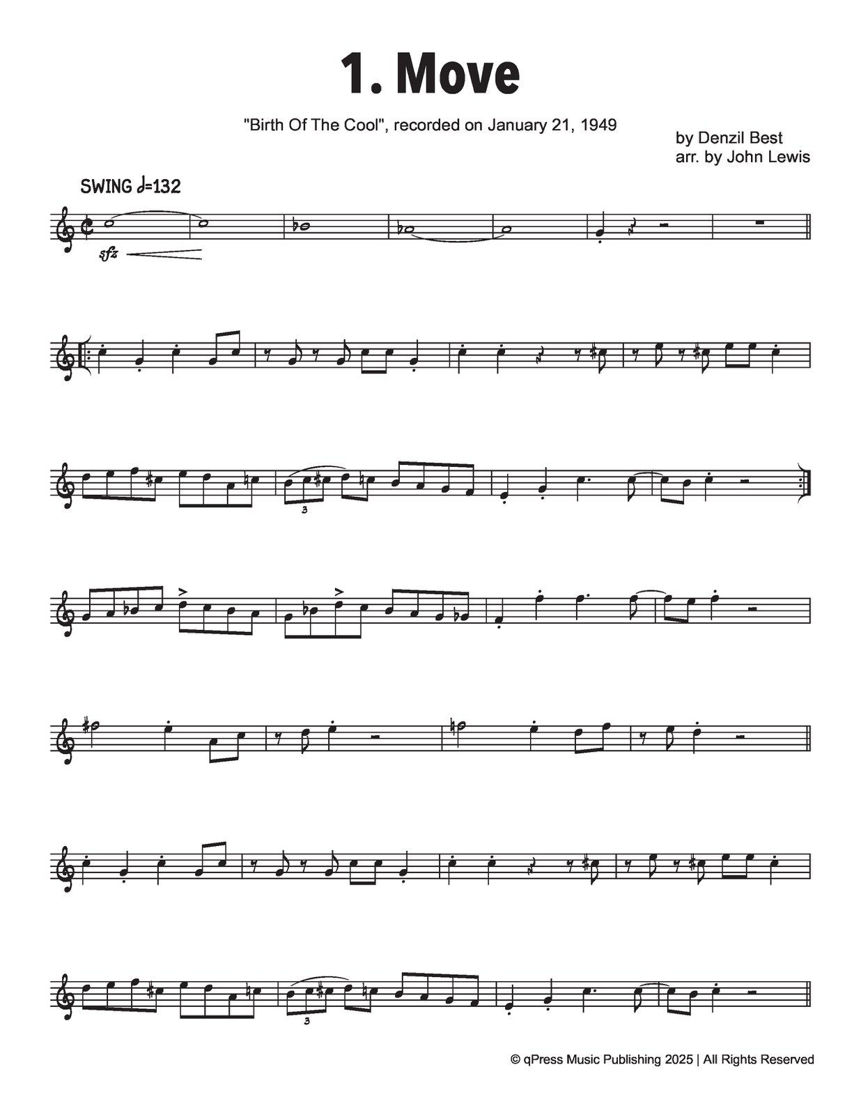 Birth of the Cool (Album Transcription) by Davis, Miles - qPress